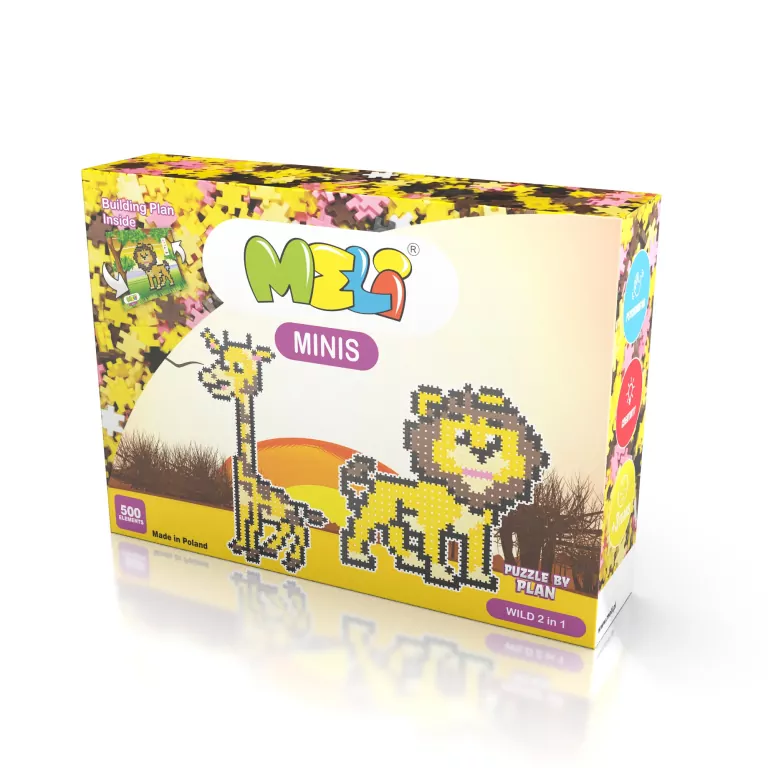 Klocki Meli Minis Wild 2w1 500 elementów - tantis.pl