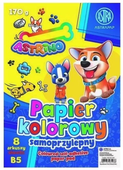 Zeszyt papierów kolorowych nabłyszczanych - tantis.pl