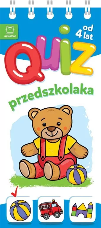Quiz przedszkolaka z misiem od 4 lat - tantis.pl