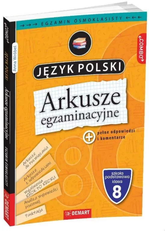 Arkusze egzaminacyjne z j. polskiego dla 8-klasis - tantis.pl