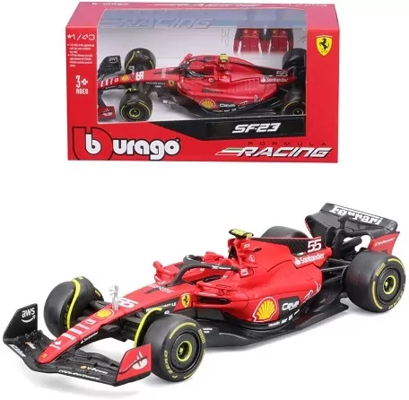 Ferrari Racing 2023 Season #55 Sainz BBURAGO - tantis.pl