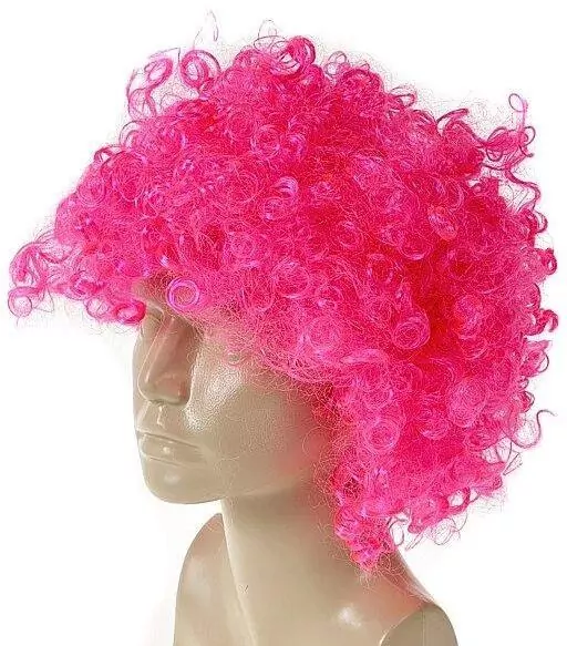 Peruka loki różowe - tantis.pl