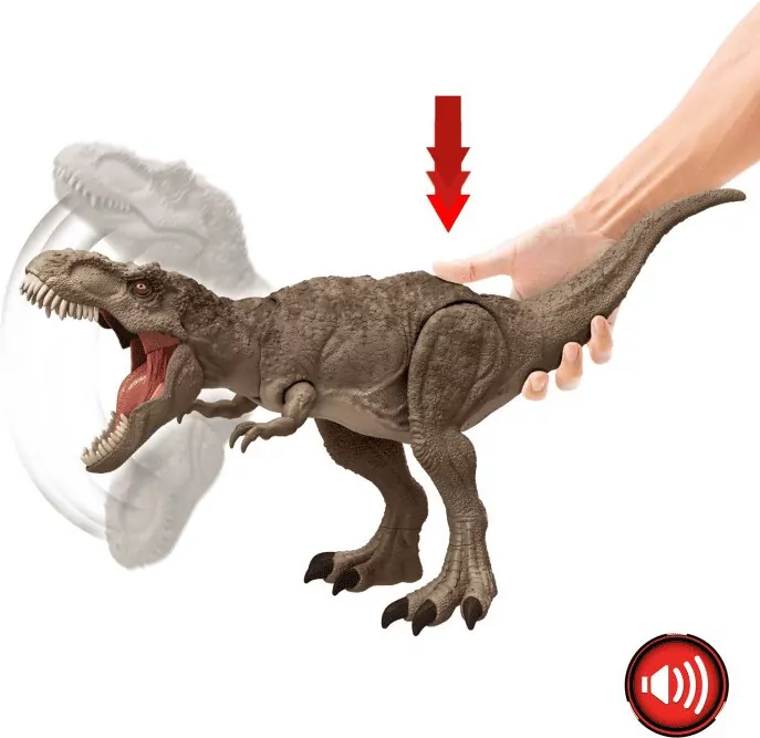 Jurassic World Tyranosaurus Rex. T-Rex Totalny atak - tantis.pl