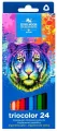 Kredki. Triocolor. Tygrys. 24 kolory - tantis.pl