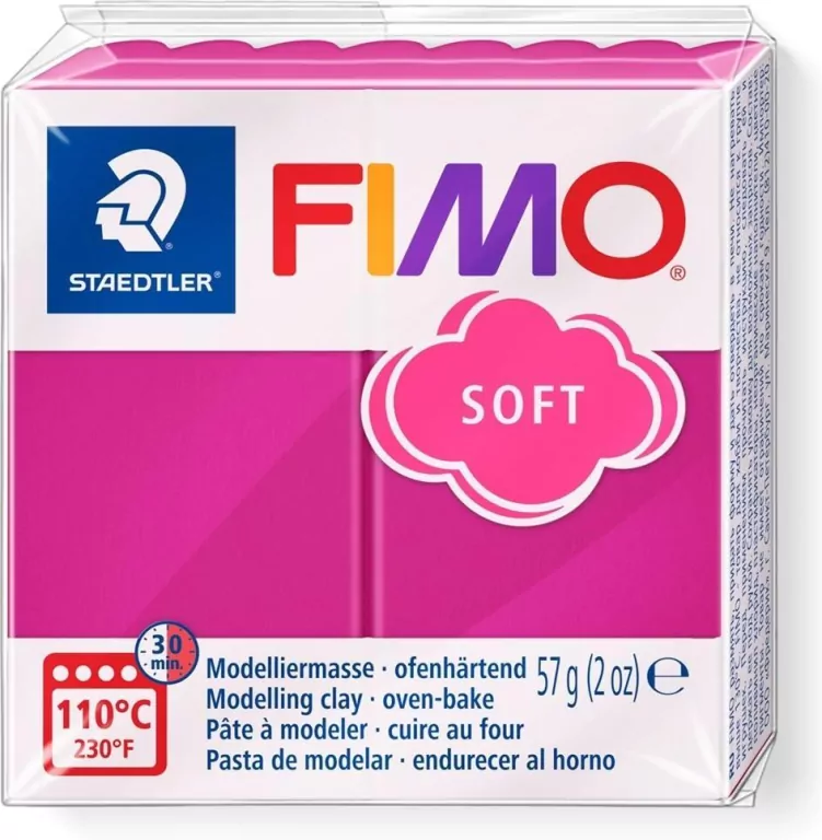 Masa termoutwardzalna Fimo 57g amarantowy - tantis.pl