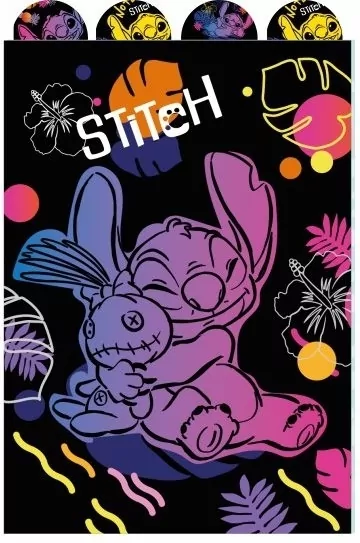 Kołobrulion A5 Disney Black Stitch 100 kartek wzór 2 - tantis.pl