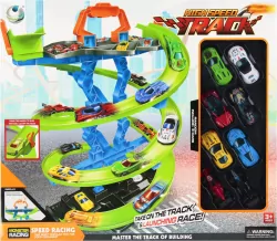 Tor samochodowy z akcesoriami