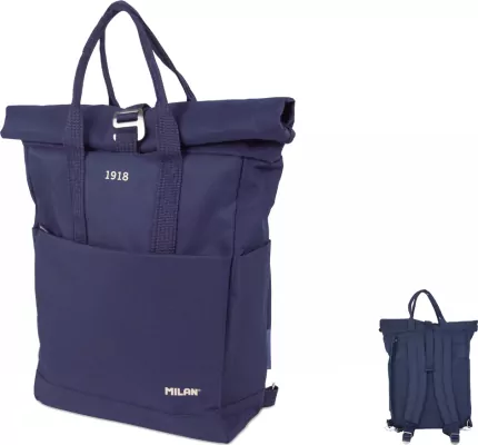 Plecak torba zwijana 10l niebieska