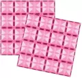 Klocki magnetyczne 2 płyty różowe 30x30 cm - tantis.pl