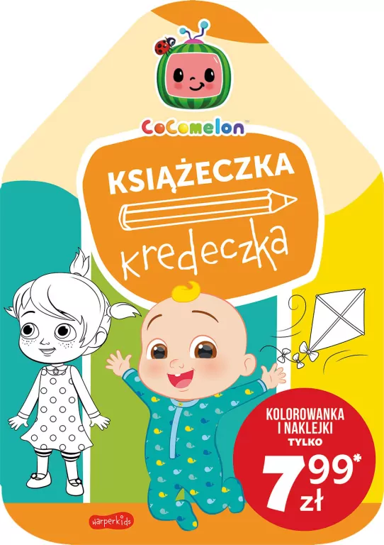 Cocomelon. Książeczka kredeczka - tantis.pl