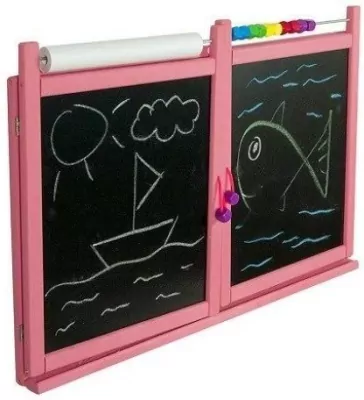 Tablica wisząca dwustronna różowa