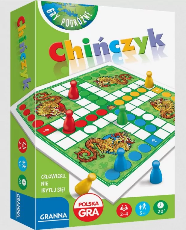 Chińczyk mini wersja podróżna GRANNA - tantis.pl