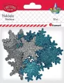 Naklejki piankowe, brokatowe. Śnieżynki. Mix - tantis.pl