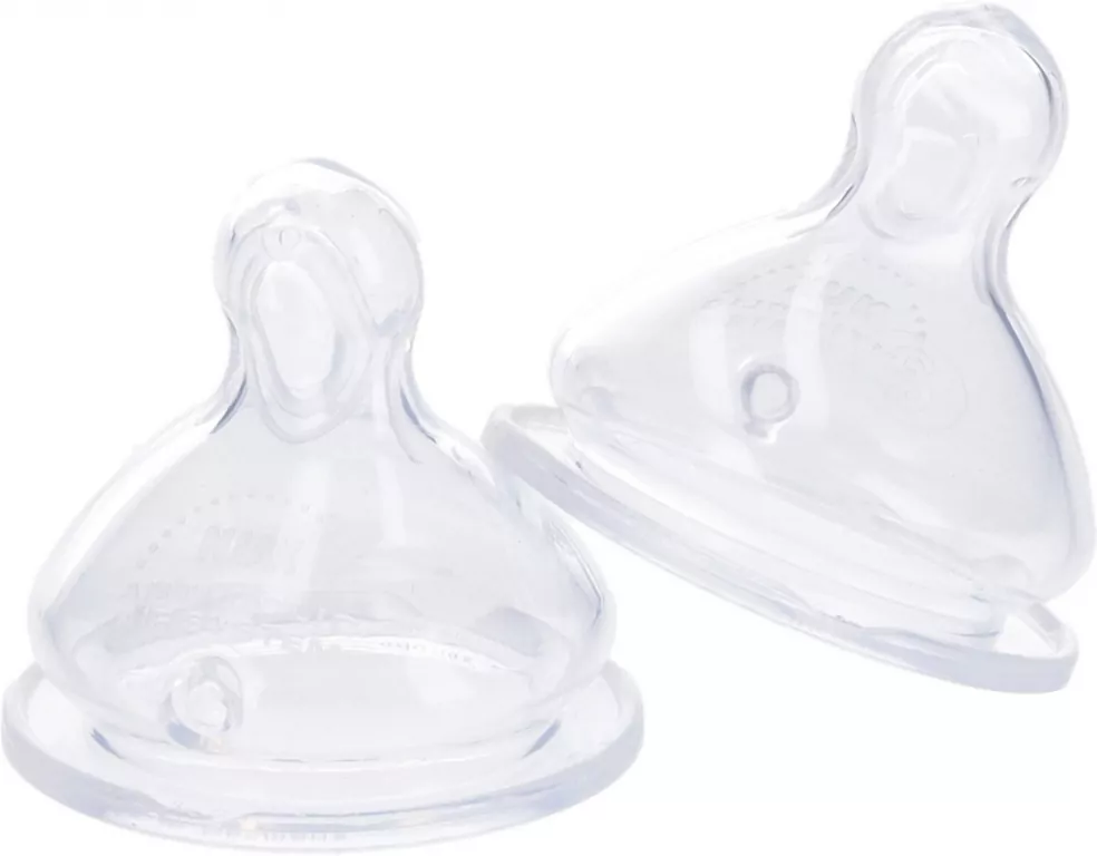 NUK. First Choice. Smoczki do butelki silikonowe. Rozmiar S. 2 sztuki - tantis.pl