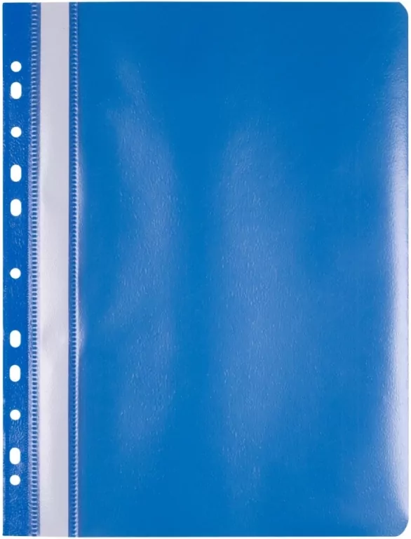 Skoroszyt A4 PP wpinany niebieski - tantis.pl