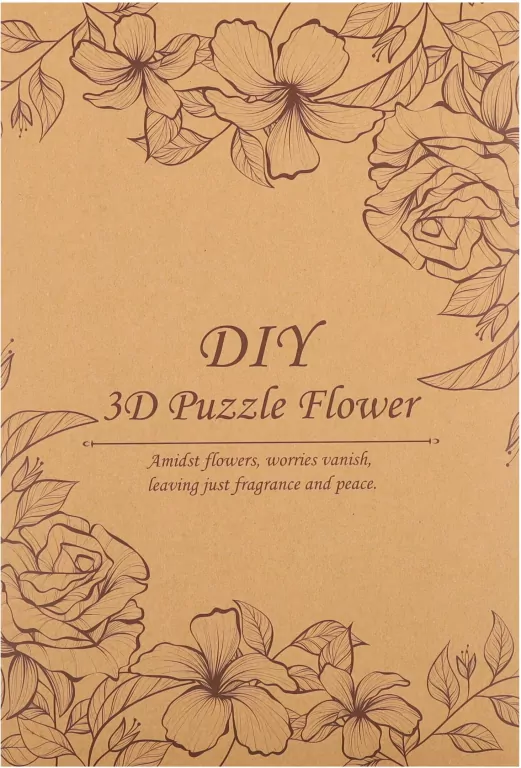 PUZZLE DREW 3D KWIATY 46EL 17X24 MC PUD 60 - tantis.pl