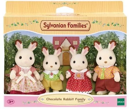 Sylvanian Families. Rodzina królików z czekoladowymi uszkami - tantis.pl