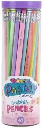 Ołówek trójkątny z gumką Pastel p48 tuba Colorino Kids 80844   cena za 1 sztukę