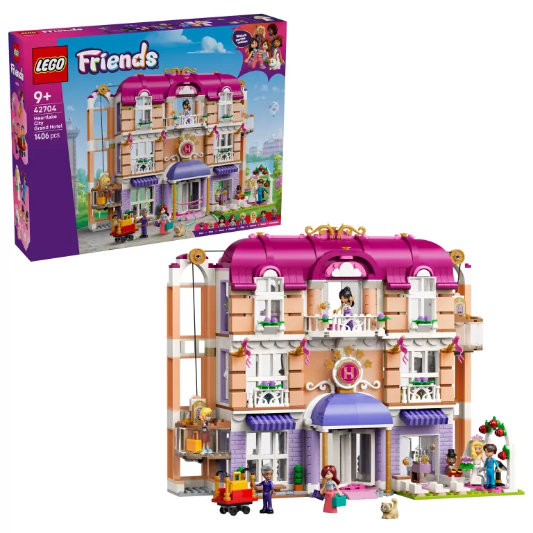 LEGO® Grand Hotel w mieście Heartlake 42704 - tantis.pl
