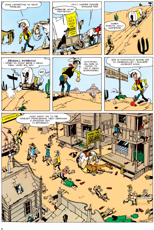 Eliksir doktora Doxeya. Lucky Luke. Tom 7 - tantis.pl