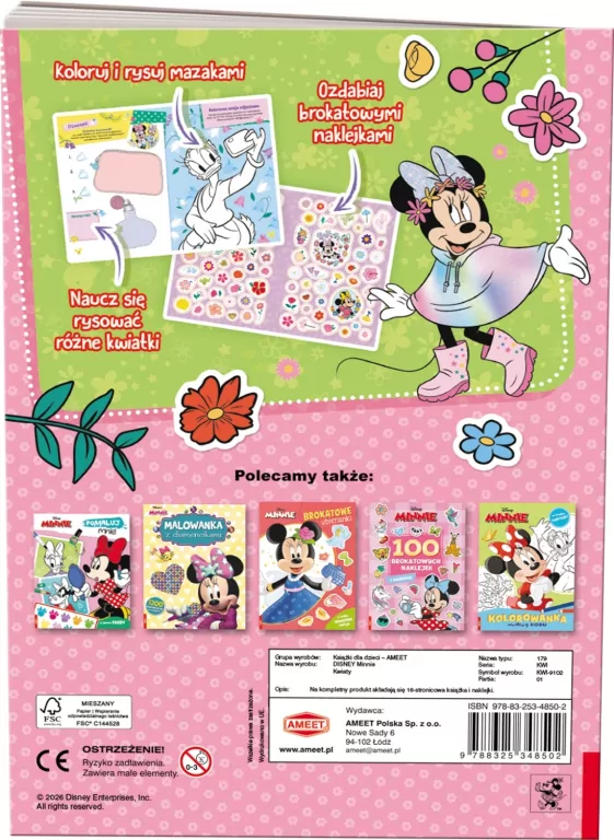 Disney Minnie. Kwiaty - tantis.pl