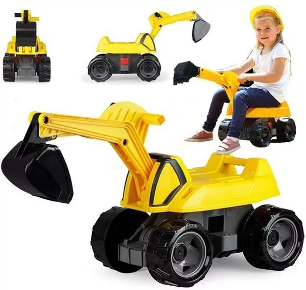 Koparka Giga Trucks w pudełku - tantis.pl