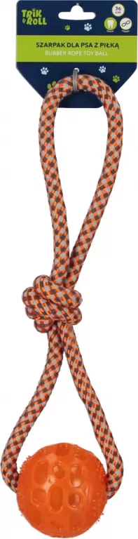 Szarpak dla Psa z piłką 36cm - tantis.pl