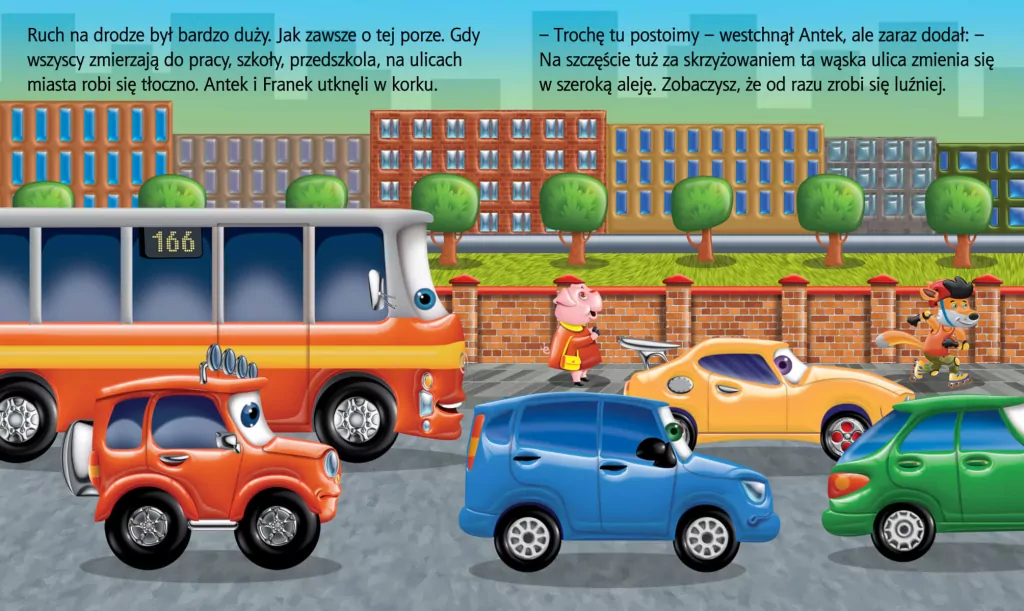 Autobusy. Samochodzik Franek - tantis.pl