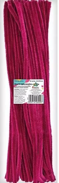 Druciki dekoracyjne 0,6x30cm buraczkowe - tantis.pl