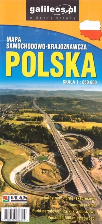 Mapa samochodowo-krajoznawcza - Polska 1:650 000 - tantis.pl