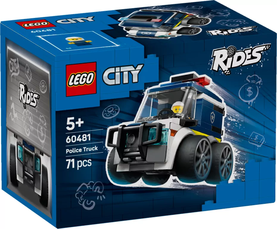 LEGO® City. Ciężarówka policyjna 60481 - tantis.pl
