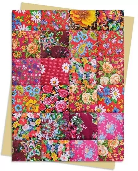 Karnet B6 Floral Patchwork Quilt - tantis.pl