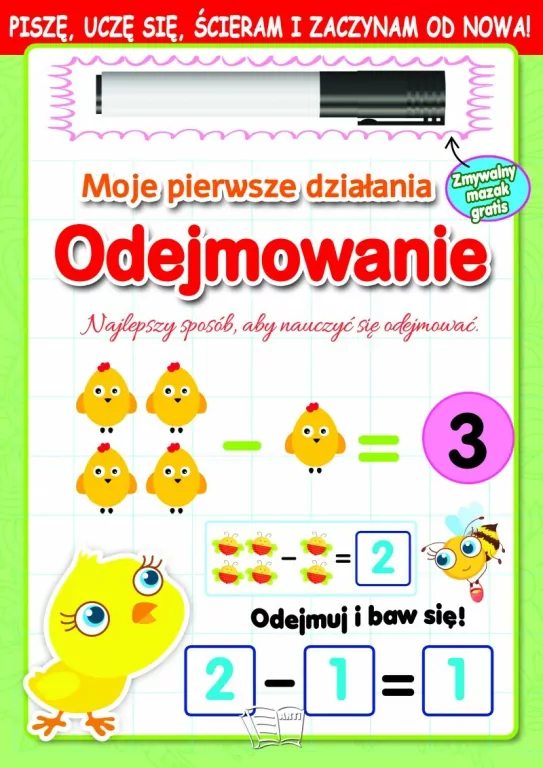 Moje pierwsze działania. Odejmowanie - tantis.pl