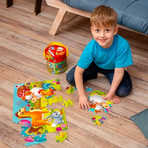 Maxi puzzle 2w1 Farma - tantis.pl