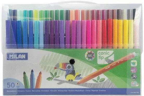 Zestaw 50 flamastrów - tantis.pl