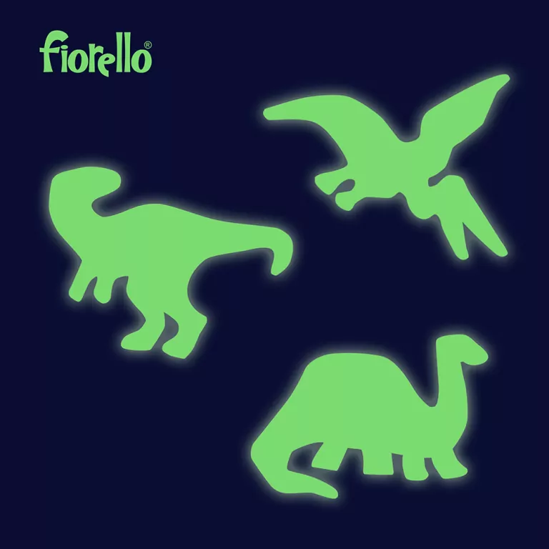 Ozdoby fluorescencyjne Dinozaury mix 24sztFIORELLO - tantis.pl