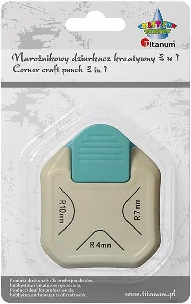 Narożnikowy dziurkacz kreatywny 3w1 - tantis.pl
