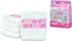 Pieluszki dla lalki, 5 sztuk