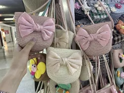 Torebka na ramię z rafii MIX