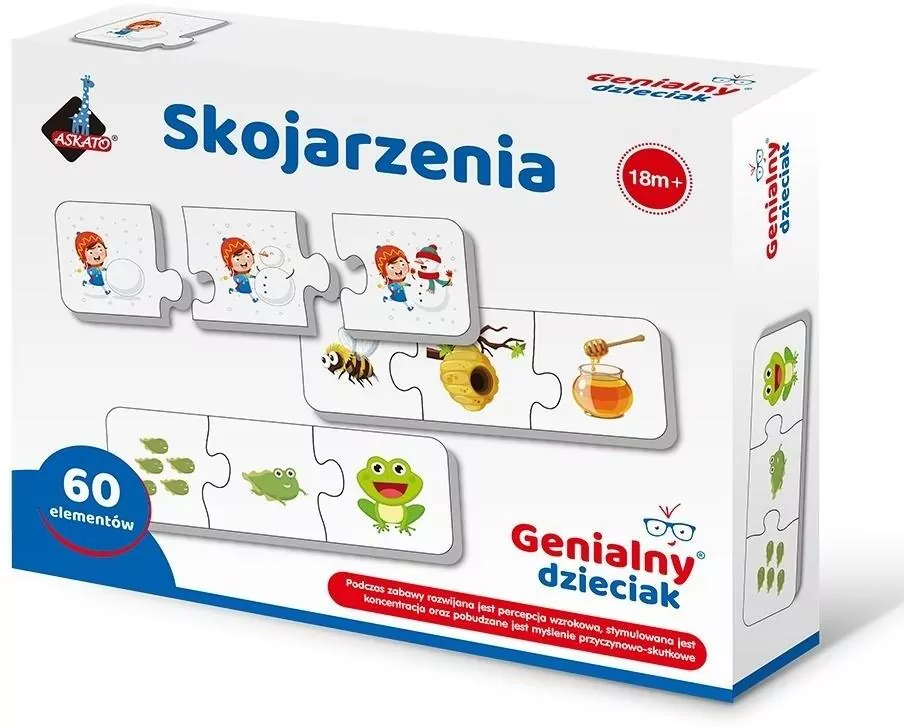 Skojarzenia puzzle 3 elementowe - tantis.pl