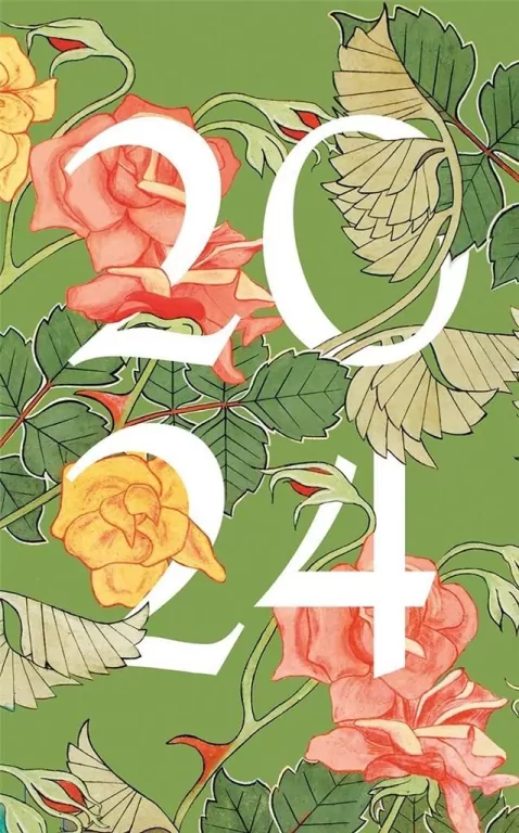 Kalendarz 2024 tygodniowy A5. Róże - tantis.pl