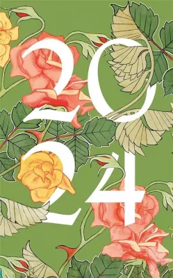 Kalendarz 2024 tygodniowy A5. Róże