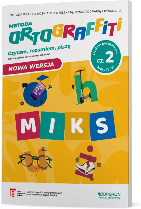Ortograffiti. MIKS. Poziom podstawowy. Część 2. Klasy IV-VI - tantis.pl