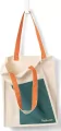 Bookaroo Torba bawełniana Teal&Orange - tantis.pl