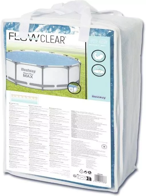 Pokrywa solarna do basenu 3,66m FlowClear - tantis.pl