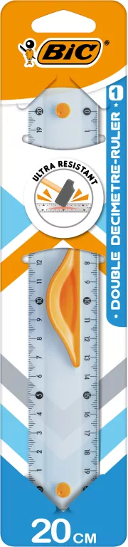 Linijka Double Ruler 20 cm - tantis.pl