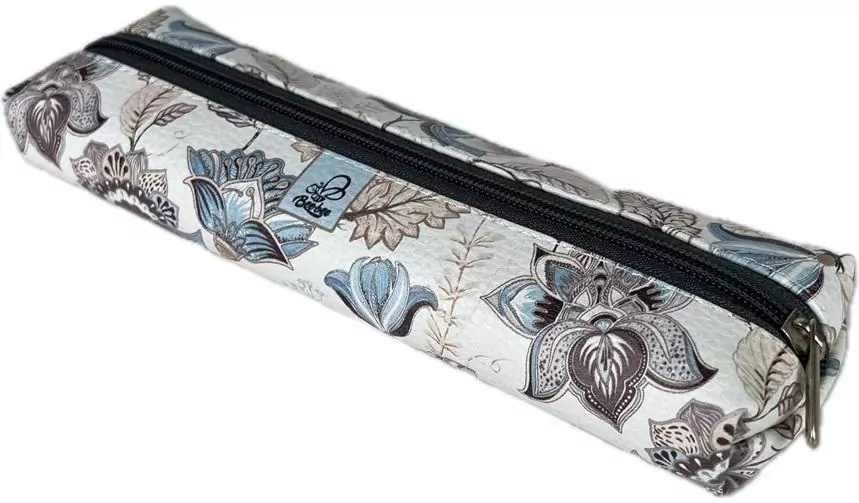 Piórnik Jamnik Paisley kwiaty kawowe - tantis.pl