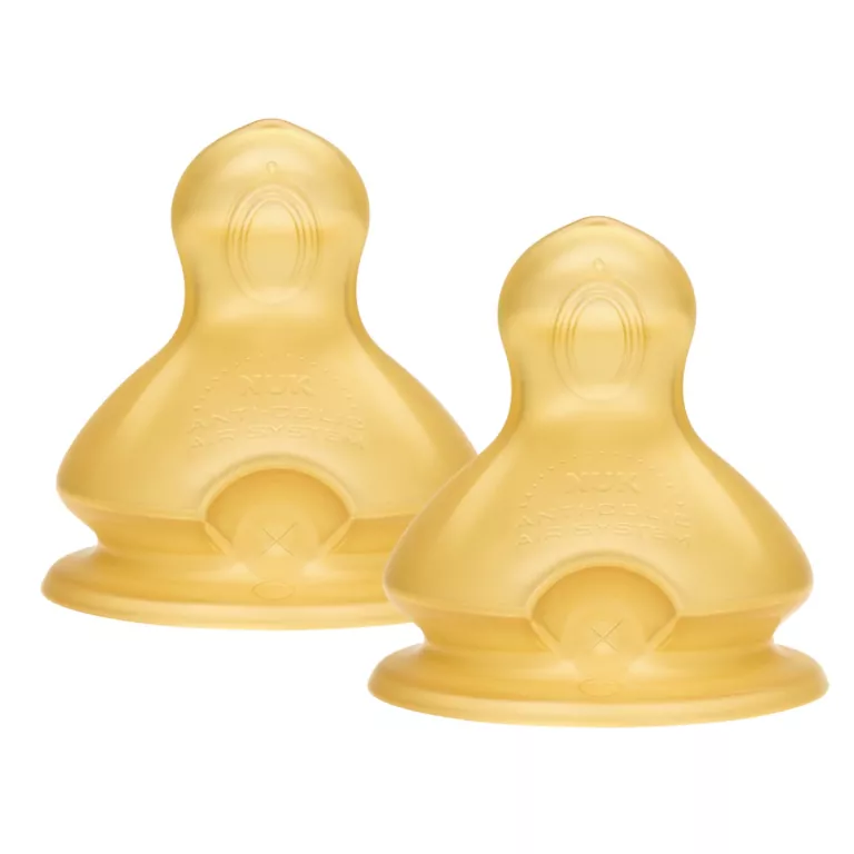 NUK. First Choice. Smoczki do butelek lateksowe. 6-18 miesięcy - tantis.pl