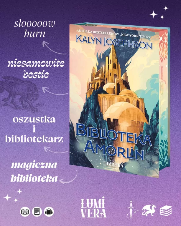 Biblioteka Amorlin (barwione brzegi) - tantis.pl