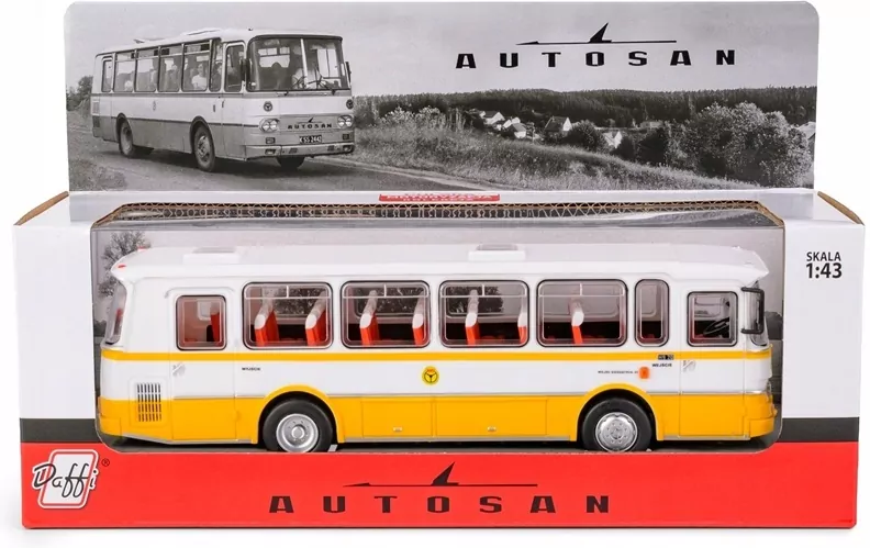 Autobus Autosan żółty 1:43 - tantis.pl